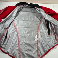 Sugoi RPM Cycling Jacket Men Large Red Reflective Windbreaker Lightweight