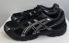 Asics Gel-1130 Men’s Size 11 Black/Pure Silver Mesh Everyday Running Sneakers
