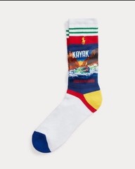 NWT! Polo Ralph Lauren Men’s Kayak 67 ExpeditionCrew Socks Fits Shoe Size 6-12.5