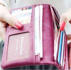 Womens Ladies Leather Clutch Wallet Long Phone Card Holder Case Purse Handbag US