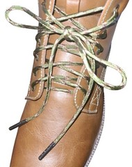 1 Pair Pack: 550 Paracord with Black Steel Tips; Strongest boot laces Available!