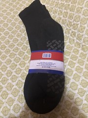 Socks Diabetic Ankle No Skid Socks – Black.13-15 .DWeitzner.