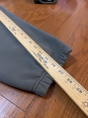 LuluLemon Mens XL Ash Stone Gray Fleece Warm Sweatpants Joggers Excellent Condit