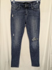 Joe’s Jeans Becky Distressed Skinny Jeans Womens 29 Blue Mid Rise Stretch Denim