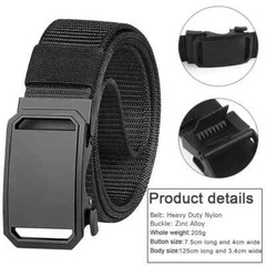 Men’s Military Tactical Belt Adjustable Buckle Gun Belt Quick Release Nylon Belt