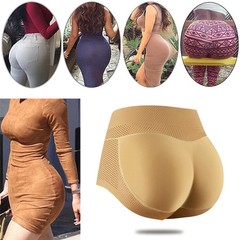 Women Seamless Padded Panties Butt Lifter Hip Enhancer Panty Shapewear-Underwear