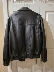 Wilsons Leather Men’s Black Leather Jacket Medium Thinsulate Lined