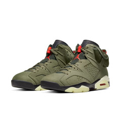 Jordan 6 Retro x Travis Scott Mid Olive Size 9.5 Deadstock NEW IN BOX NEVER WORN