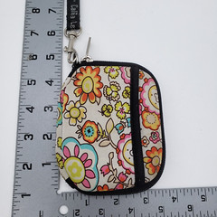 California Leash Company Neoprene 2 Small Wallets Wrist Loop Waterproof Daisies
