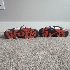 Nike CB 34 Men’s High Top Basketball Sneakers Lace-Up Strap Black/White/Orange