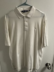 Polo Golf Ralph Lauren Men’s Short Sleeve Shirt White , Large