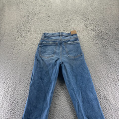 American Eagle Outfitters Jeans Womens 000 Blue Cotton Denim Straight High-Rise