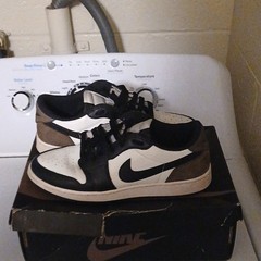 Jordan Air Jordan 1 Retro Low OG GS Colorblock Black White Brown 6.5Y