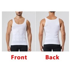 Men Body Shaper Slimming Tummy Vest Thermal Compression Shirt Tank Top Shapewear