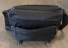 prada crossbody/ Shoulder bag/ Messenger bags for women. Black. Originally $3000
