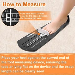 Foot Measuring Device Shoe Sizer Ruler for Kids & Adults – Accurate Size Tool