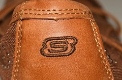 Skechers Brown Leather Small Studded Mesh Mary Jane Comfort Shoes Womens 9.5M