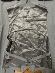 NWT! Mens Reiss Relief Slim Fit Single Button Peak Lapel 3-Piece Suit 38R 32W