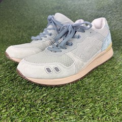 ASICS Saint Alfred x Gel Lyte 3 Lake Shore US Sz 10 H33LK Olive Blue Suede Shoes