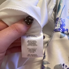 City Studio White Purple Blue Floral Lace V-Neck Strappy Bodycon Mini 3