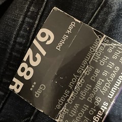 Gap Premium Straight Washed Indigo Jeans 28 W Uk 10 Bnwt