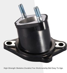 27mm Bent Intake Manifold Replacement for 125cc 150cc 200cc V Color: 27mm Bent