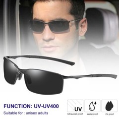 Aluminium Polarized Photochromic Sunglasses Men Driving Sports Chameleon Glasses