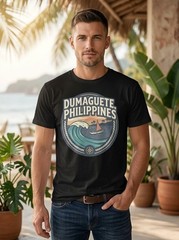 Dumaguete Philippines Waterfront Graphic T-Shirt Unisex Travel Tee