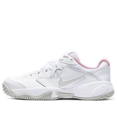 Nike Women Court Lite 2 Tennis Pickleball Shoes Size 9.5 White Pink AR8838 104