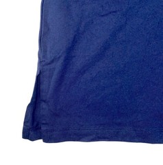 Woman Within Pullover T-Shirt Plus Size 5X 38/40 Navy Blue Top 100% Cotton Tunic