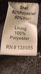 NWT Purnell Santa Barbara Workwear Size 12/31 Grey Wool Blend Skirt Herringbone