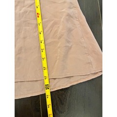Everlane Womens XS Peach Scoop Neck Sleeveless Tank Top Silk