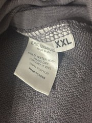 eric emanuel hoodie – gray xxl