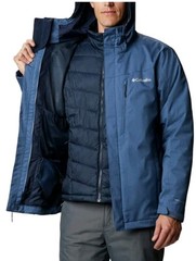 Mens Columbia Whirlibird 4 Omni Heat Vented Interchange Hooded Ski Jacket Sz XL