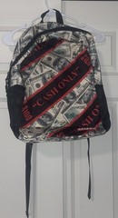 Cash Only Backpack Money Back Pack