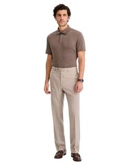 Michael Kors Mens Classic fit Dress Pants 32 / 30 Light Brown Tan Solid