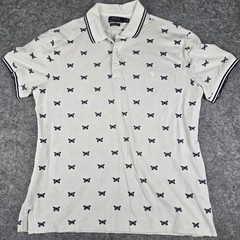 Polo Ralph Lauren Mens Shirt Large Custom Slim Fit Butterfly All Over Print