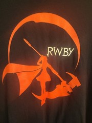 RWBY Rooster Teeth Black T Shirt Size 3XL