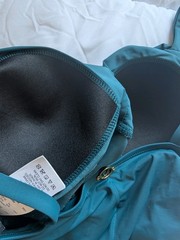 Jantzen Teal Surplice One Piece Swimsuit Adjustable Wide Straps Size 10 Depths