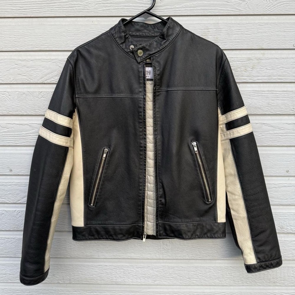 RARE Vintage Wilsons Leather Maxima Jacket Womens Moto Cafe Biker