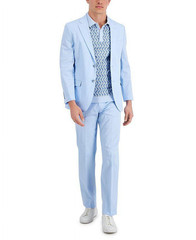 Nautica Men’s Modern-Fit Seasonal Cotton Stretch Suit MSRP $395