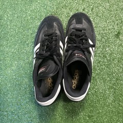Adidas Samba Shoes Mens Size 10.5 Black Leather Indoor Soccer Sneakers 034563