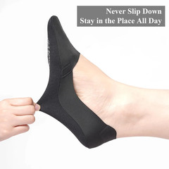 8 Pairs Thin No Show Socks Womens Summer Low Cut Liner Non Slip Invisible Socks