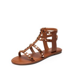 Women Fashion Gladiator Flat Sandals Open Toe Comfortable Slip On Sandals
