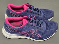 Asics Gel Excite 6 Running Shoes Indigo Blue/Pink Rave Size 11 Sneakers 1012A150