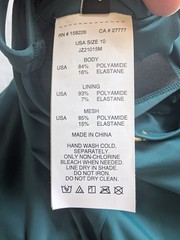 Jantzen Teal Surplice One Piece Swimsuit Adjustable Wide Straps Size 10 Depths