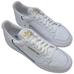 Adidas Continental 80 White/Black/Gold Metallic Men’s Size 10 – NWB