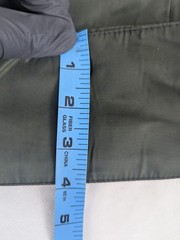PRADA Milano Tessuto Solid Rayon Nylon Green Metal Chain Tote Bag Made in Italy