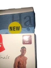 Hanes Originals Supersoft Boxer Briefs 3-Pack S Blue Bamboo Viscose Tagless