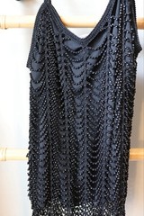 Y2K MATCHING SET HARD TO FIND Y2K VINTAGE BEADED BLACK SET LACE